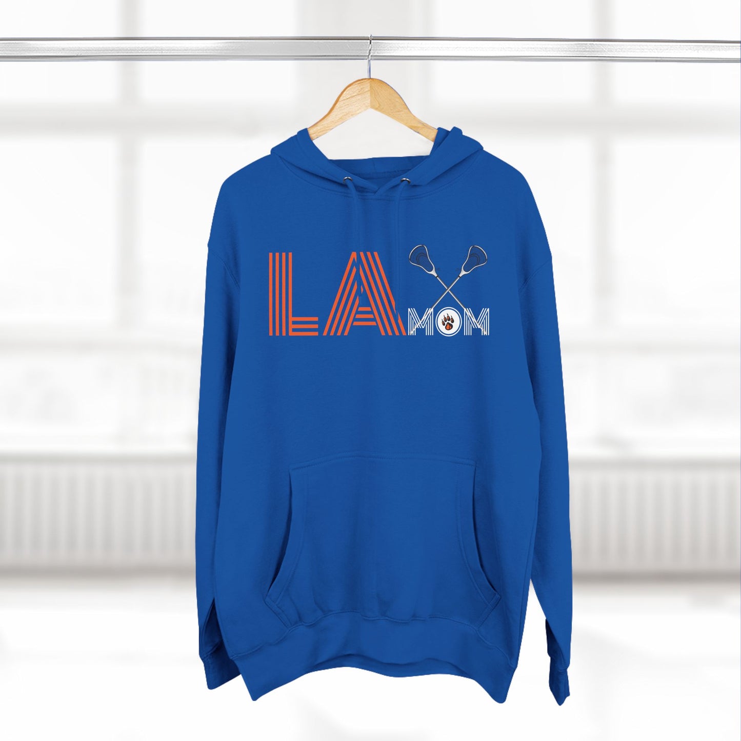 Ridgefield Lacrosse Mom Adult Fleece Hoodie