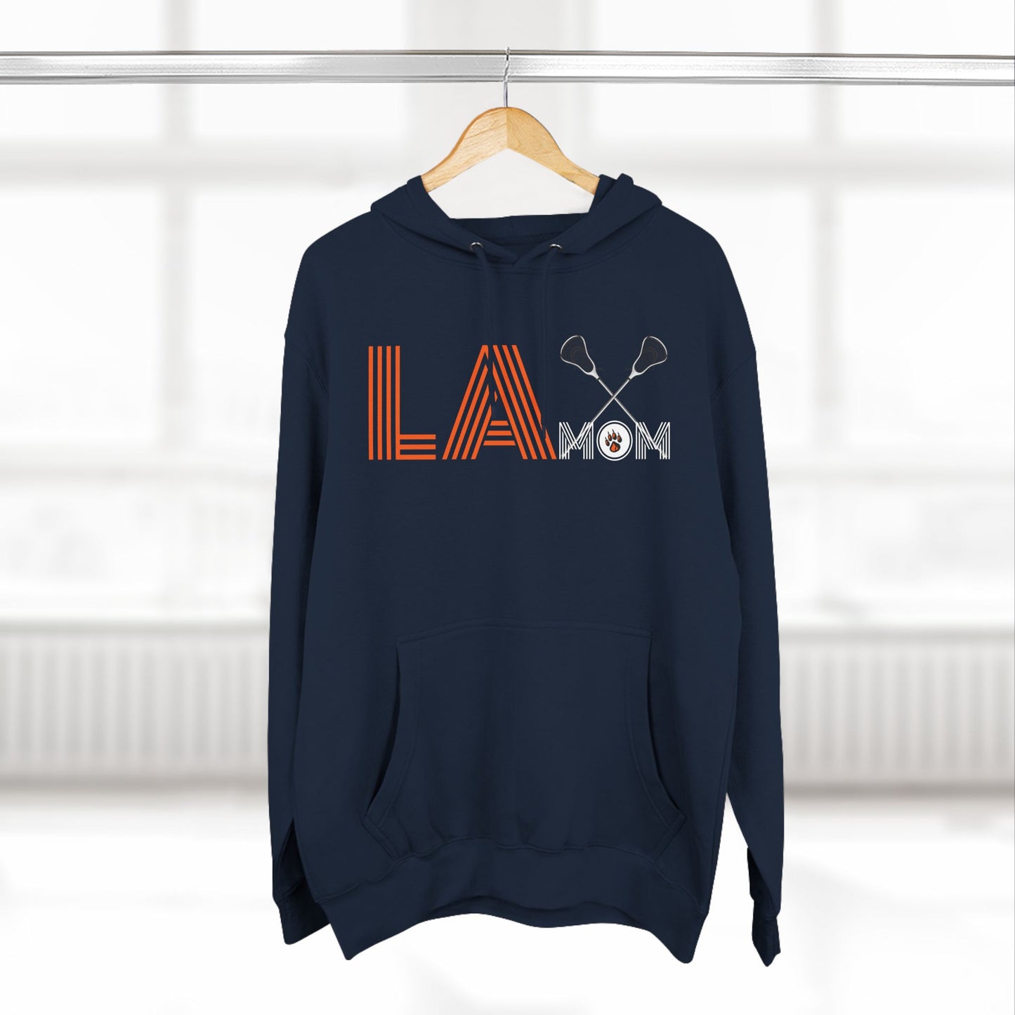 Ridgefield Lacrosse Mom Adult Fleece Hoodie