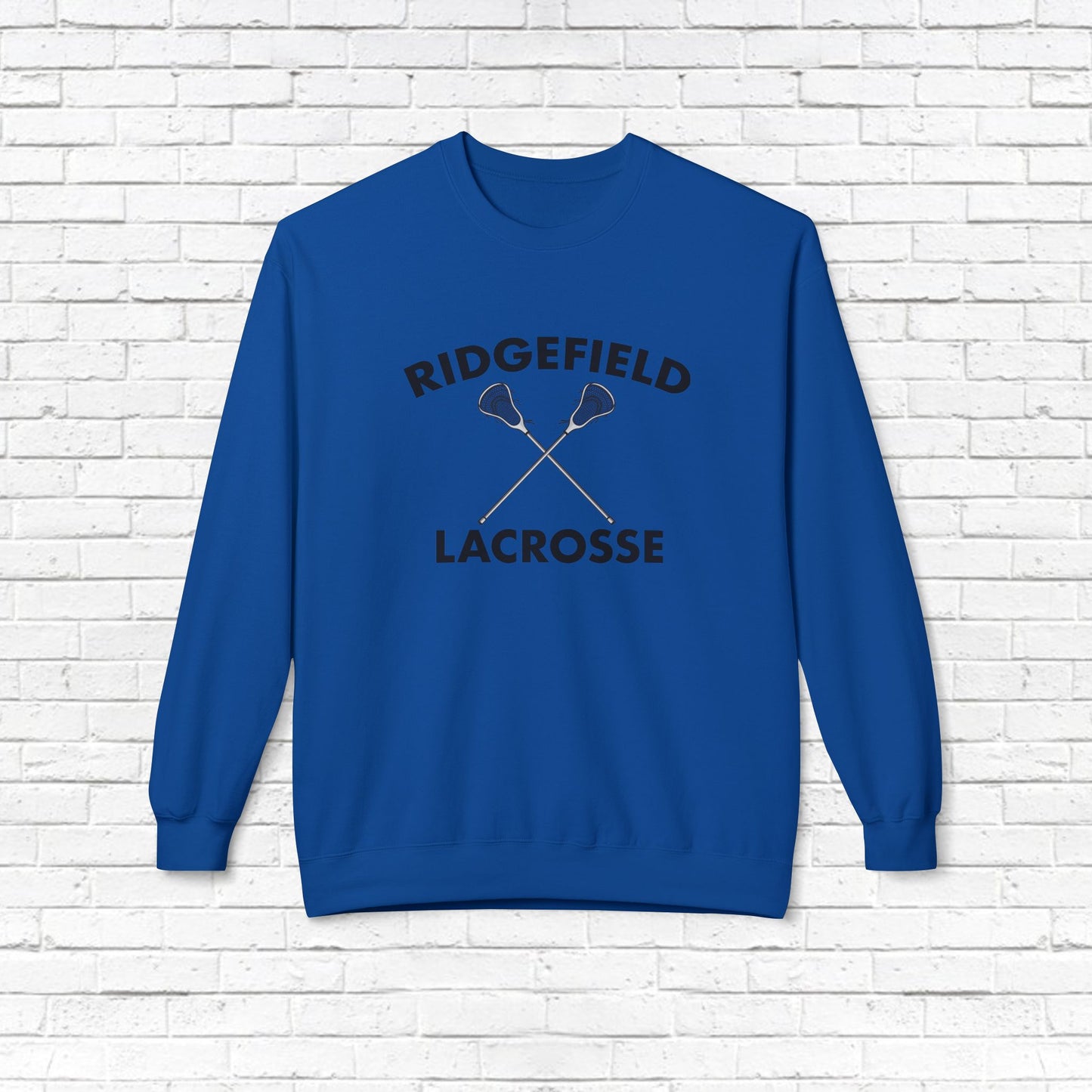 Ridgefield Lacrosse Softstyle Fleece Crewneck Sweatshirt (Unisex)