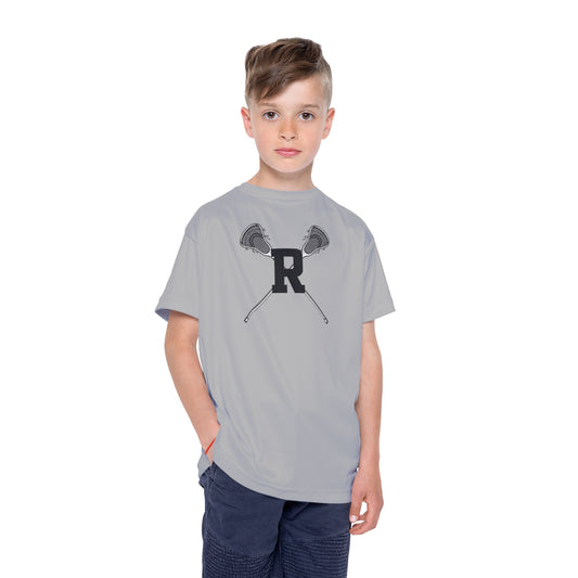 Ridgefield Lacrosse "R" Youth Short Sleeve T-Shirt (Grey)