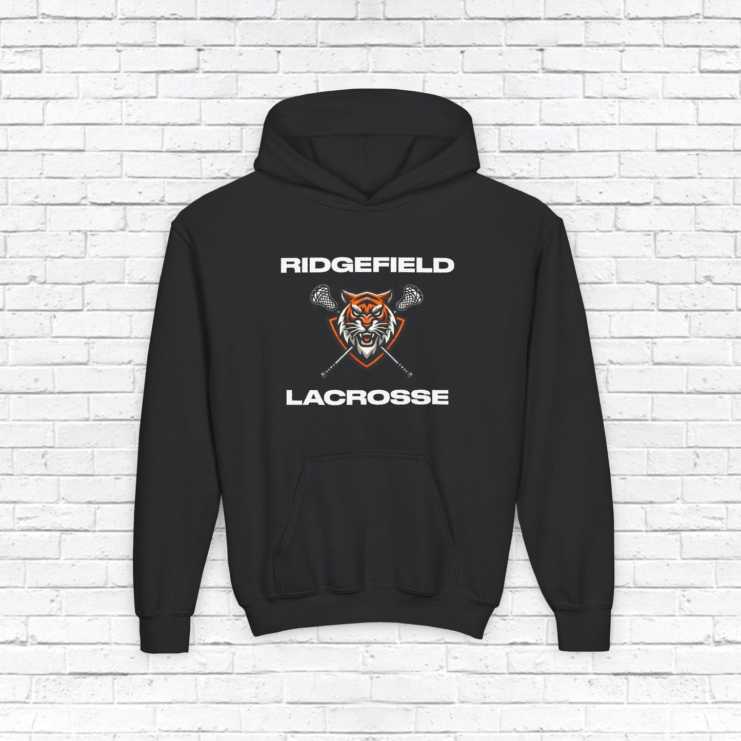 Ridgefield Lacrosse Youth Heavy Blend Hooded Sweatshirt (Unisex)