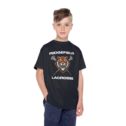 Ridgefield Lacrosse Youth Short Sleeve T-Shirt (Black)