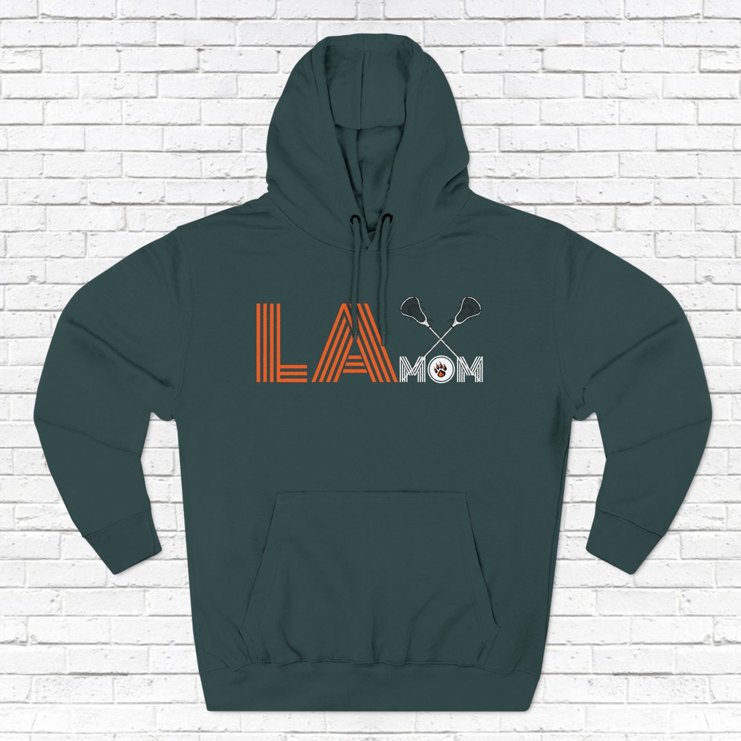 Ridgefield Lacrosse Mom Adult Fleece Hoodie