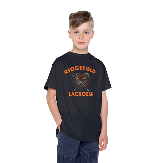 Ridgefield Lacrosse Youth Short Sleeve T-Shirt (Black)
