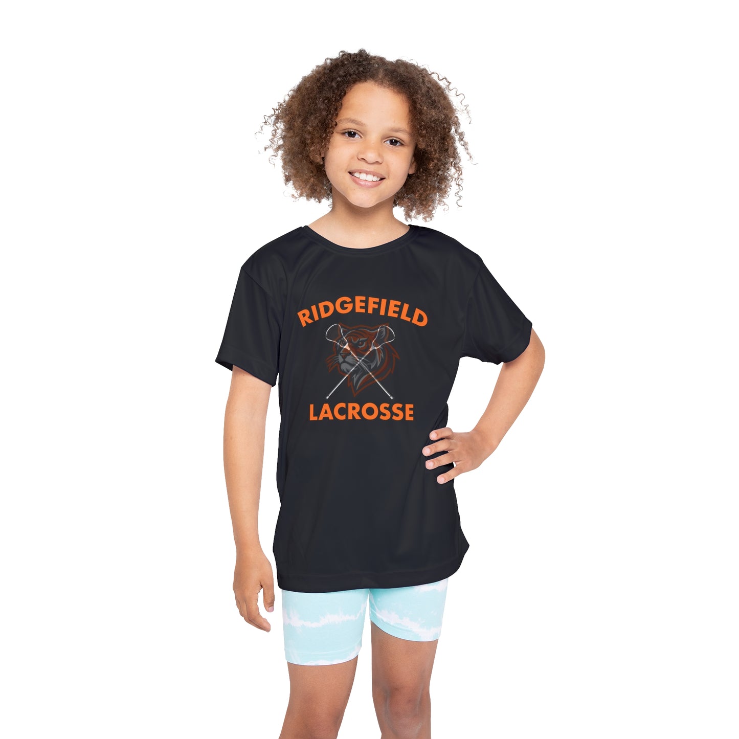 Ridgefield Lacrosse Youth Short Sleeve T-Shirt (Black)