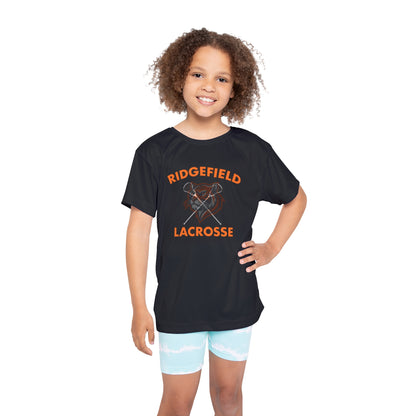 Ridgefield Lacrosse Youth Short Sleeve T-Shirt (Black)