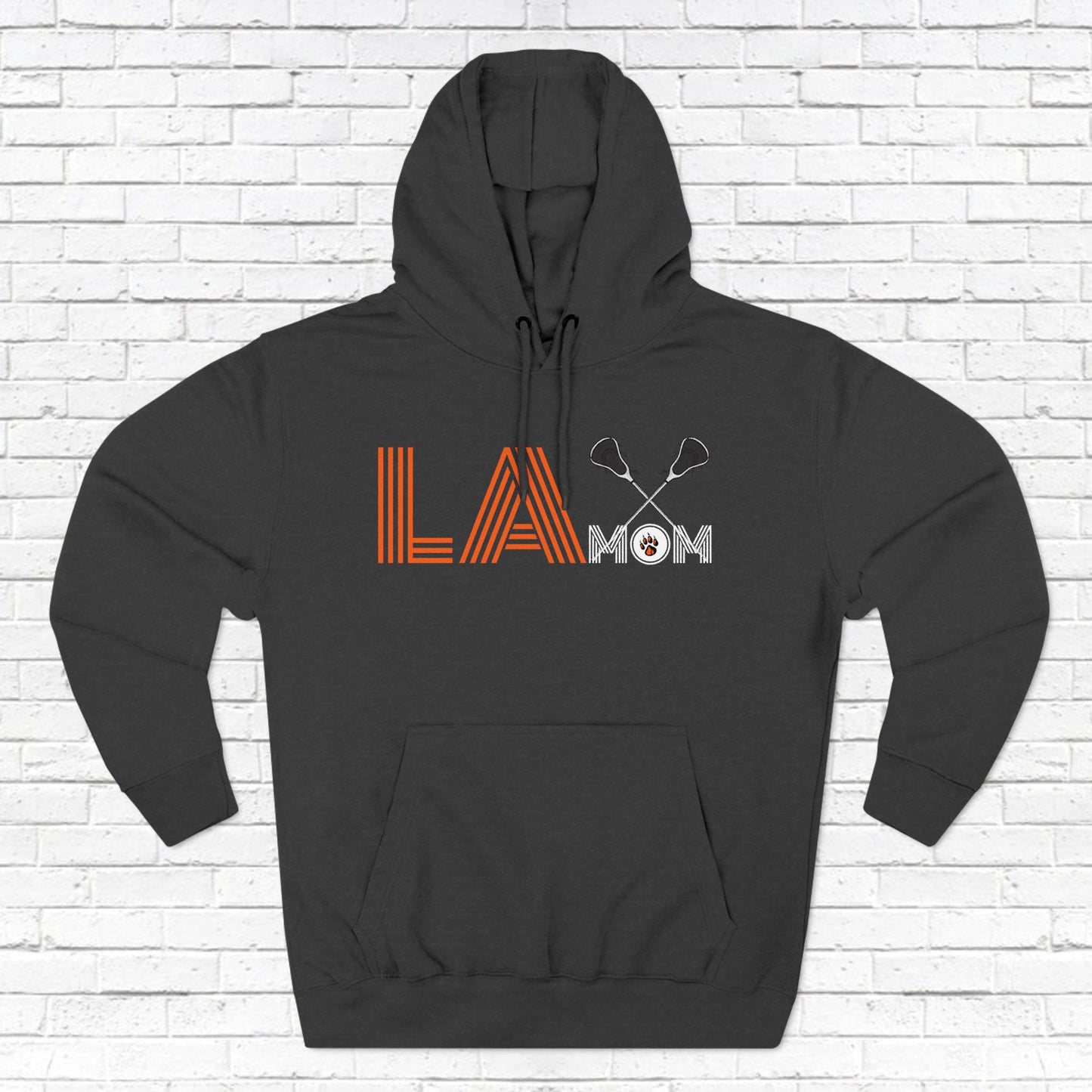Ridgefield Lacrosse Mom Adult Fleece Hoodie