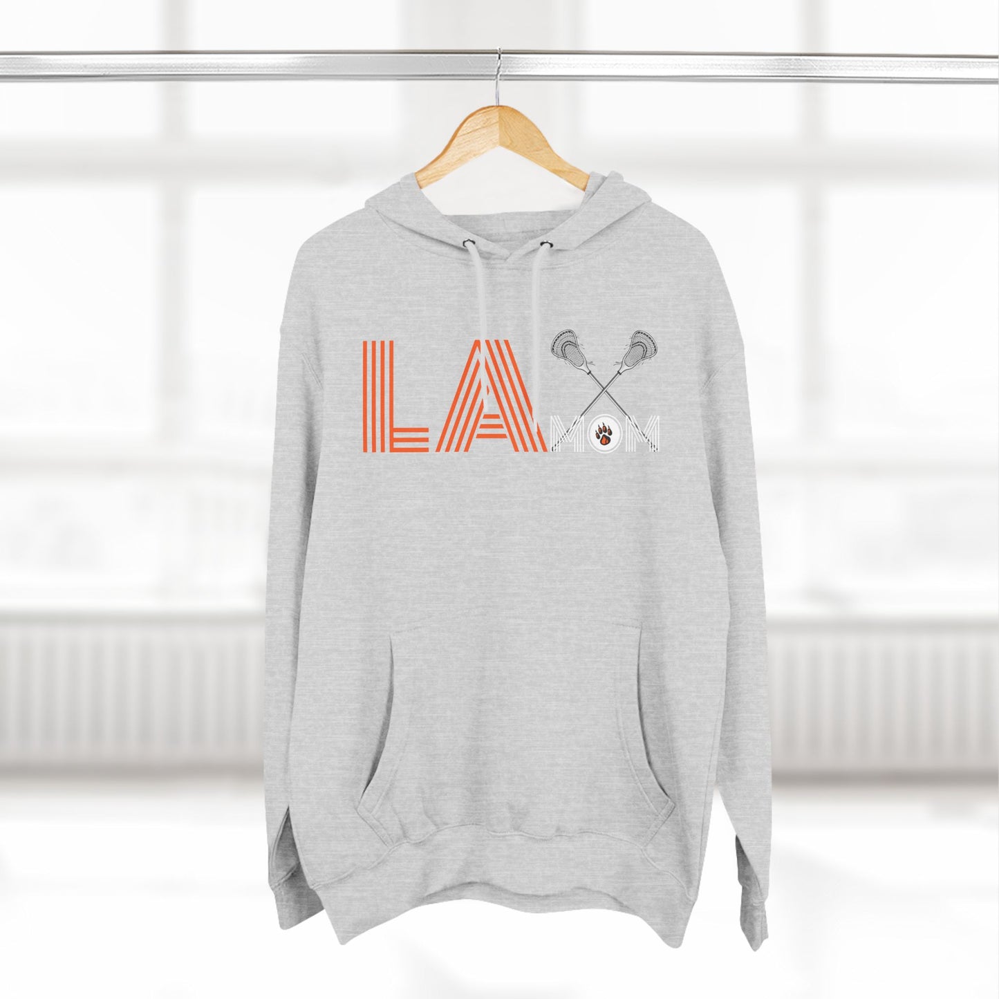 Ridgefield Lacrosse Mom Adult Fleece Hoodie