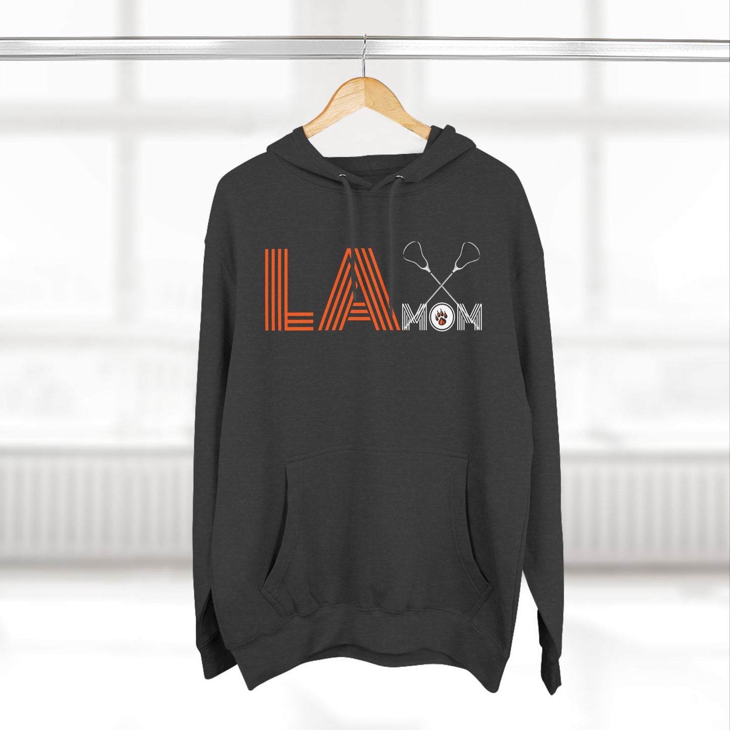 Ridgefield Lacrosse Mom Adult Fleece Hoodie