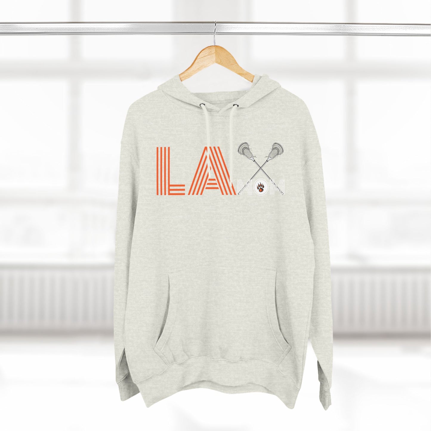 Ridgefield Lacrosse Mom Adult Fleece Hoodie