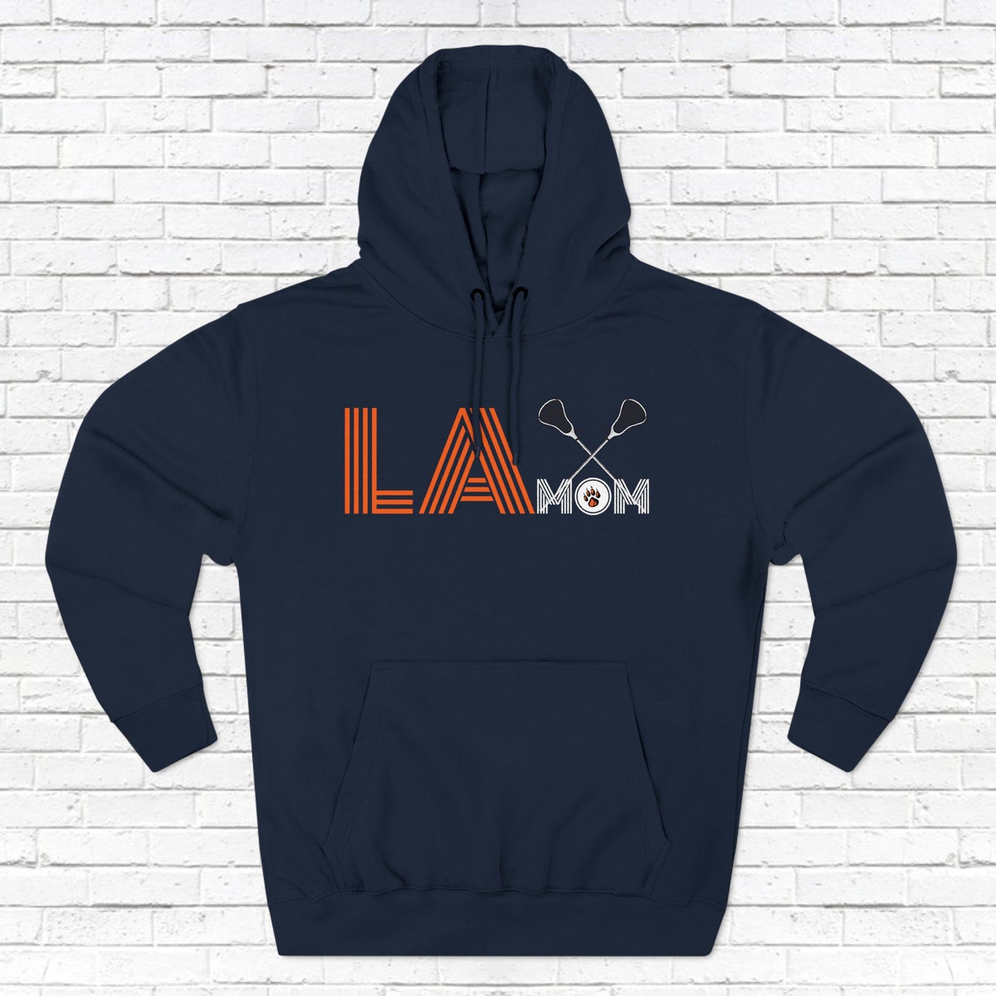 Ridgefield Lacrosse Mom Adult Fleece Hoodie
