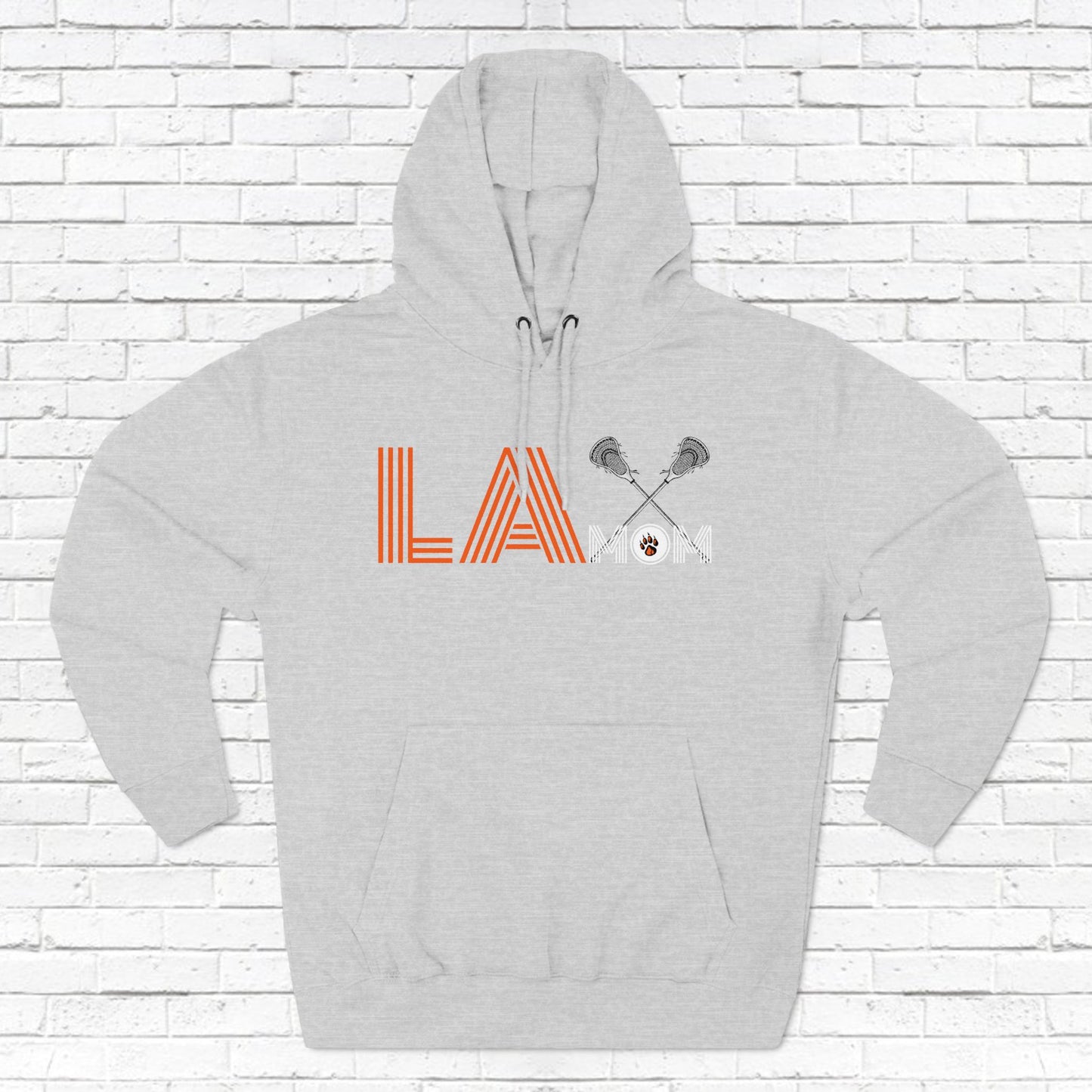 Ridgefield Lacrosse Mom Adult Fleece Hoodie
