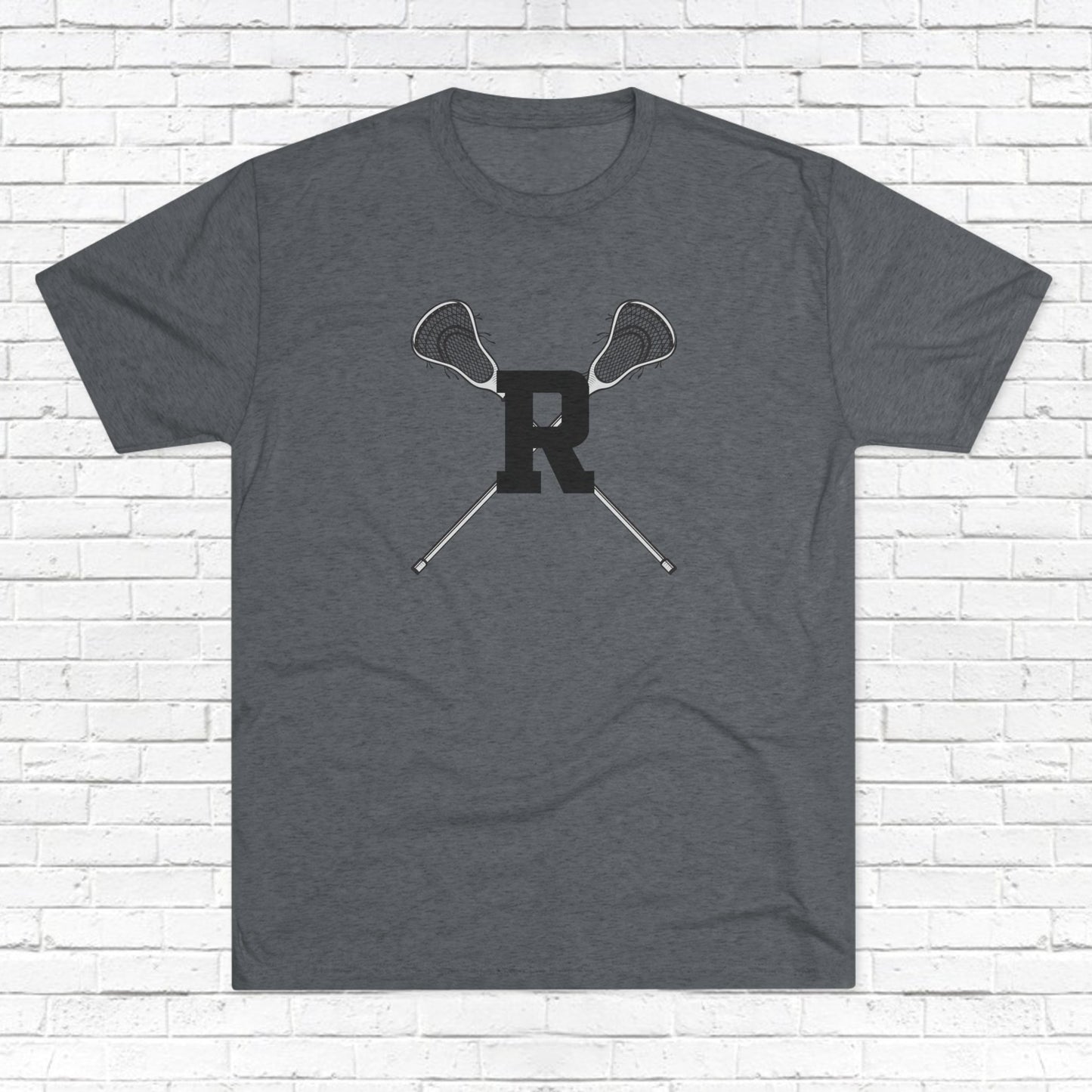 Ridgefield Lacrosse "R" Ultrasoft Vintage T-Shirt